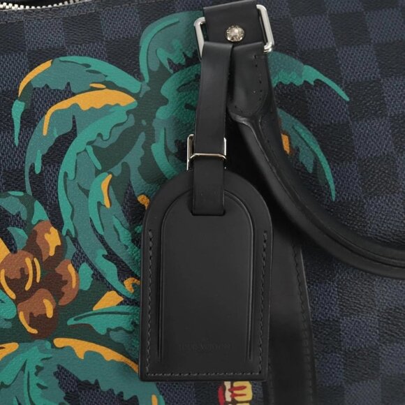 LOUIS VUITTON Damier Cobalt Keepall Bandouliere 55 Bag N41356 LV Auth 140002V - Picture 13 of 16